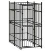 Outdoor Dog Kennel Steel 19.8 ftÂ²