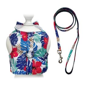 Hawaiian Harness Vest with Matching Leash (size: L)