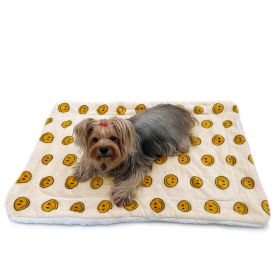 Ultra Plush Happy Face Blanket (size: L)