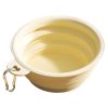 Macaron Color Portable Foldable Travel Bowl for Cats Dogs Lightweight Space-Saving Pet Feeding Drinking Outdoor Use 350ml