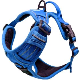 Venture Paw Pull Control Dog Harness (Color: Mountain Lake, size: large)