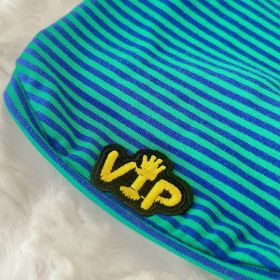VIP Baby Dog Tee (Color: Striped Green, size: MD)