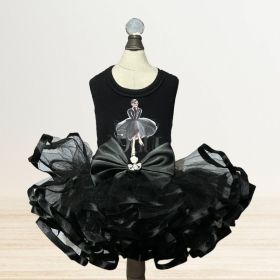 Goddess Dog Tutu Dress Collection (Color: Selene, size: SM)