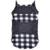 Reversible Fleece Lined Puffer Dog Coat