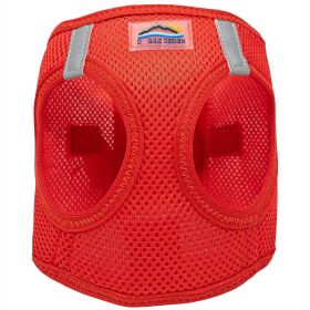 American River Solid Ultra Choke Free Dog Harness (Color: Red, size: small)