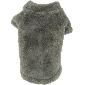 Soft Plush Pullover (Color: Moss Green, size: medium)