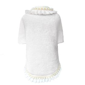 Dream Pearls Dog Sweater (Color: Ivory, size: SM)